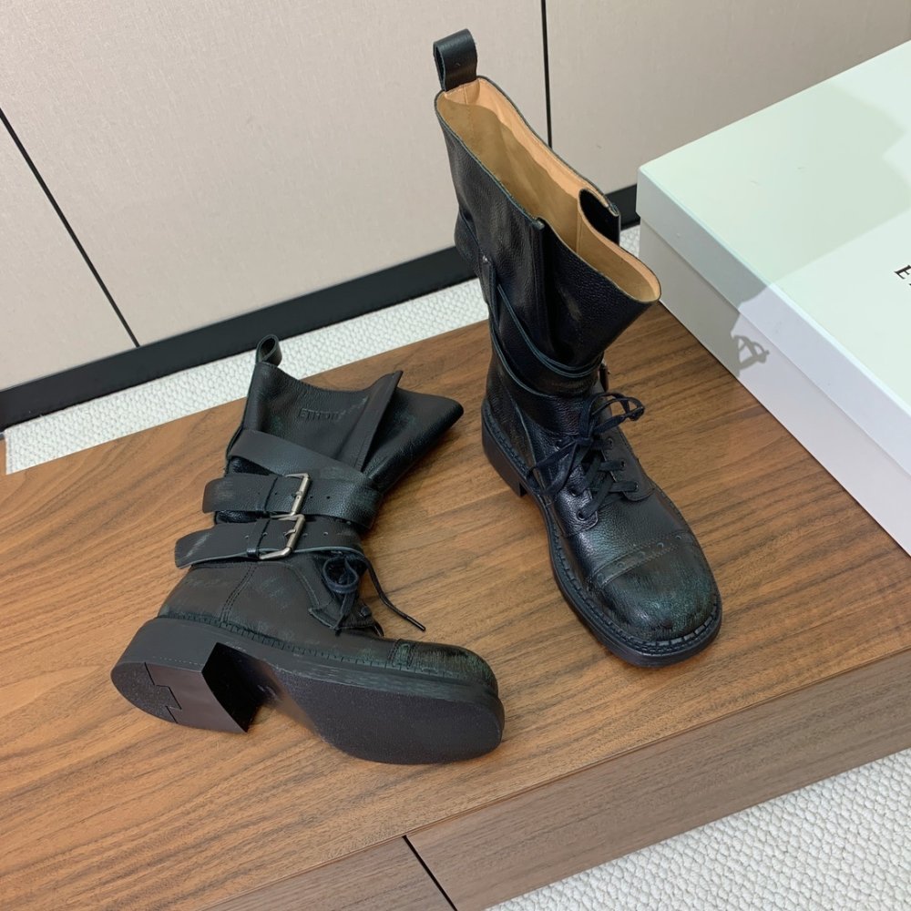 Черевики жіночі на шнурівці фото 4