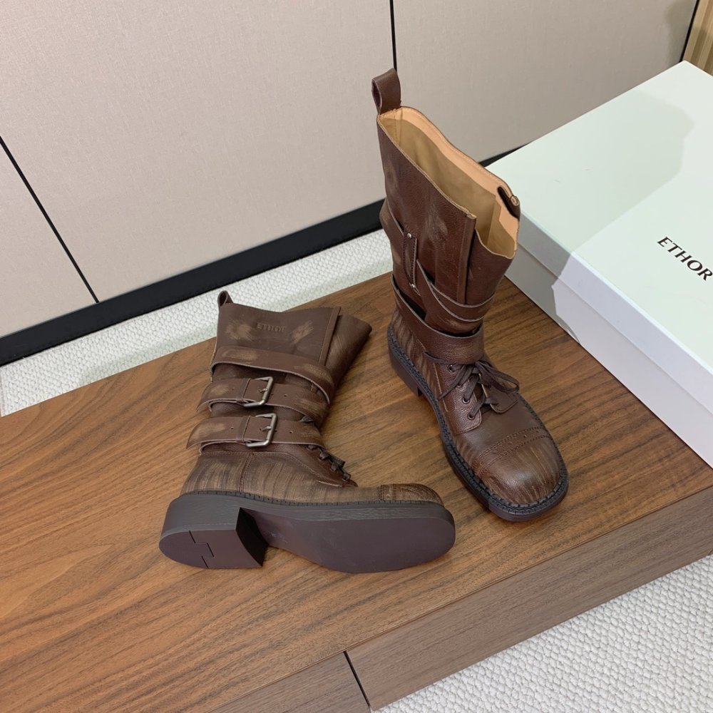 Черевики жіночі на шнурівці фото 4