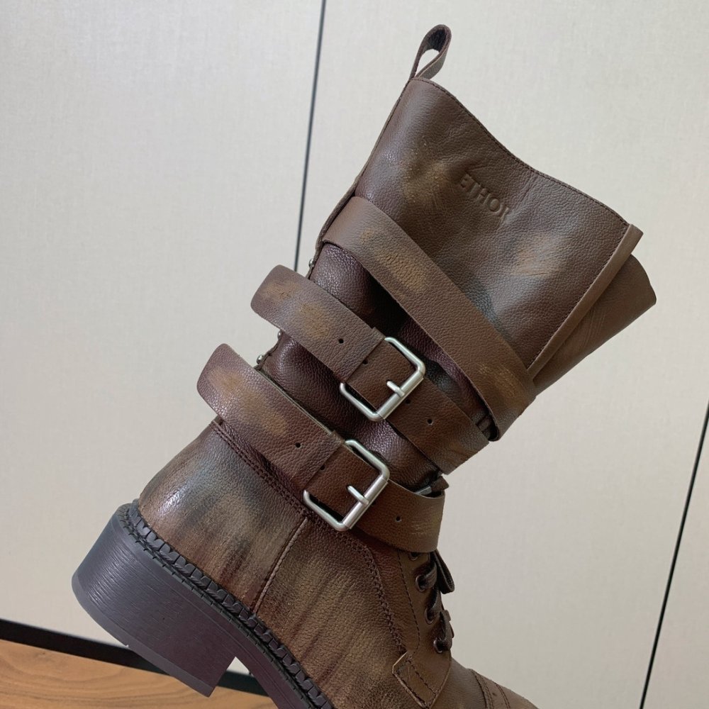 Черевики жіночі на шнурівці фото 9