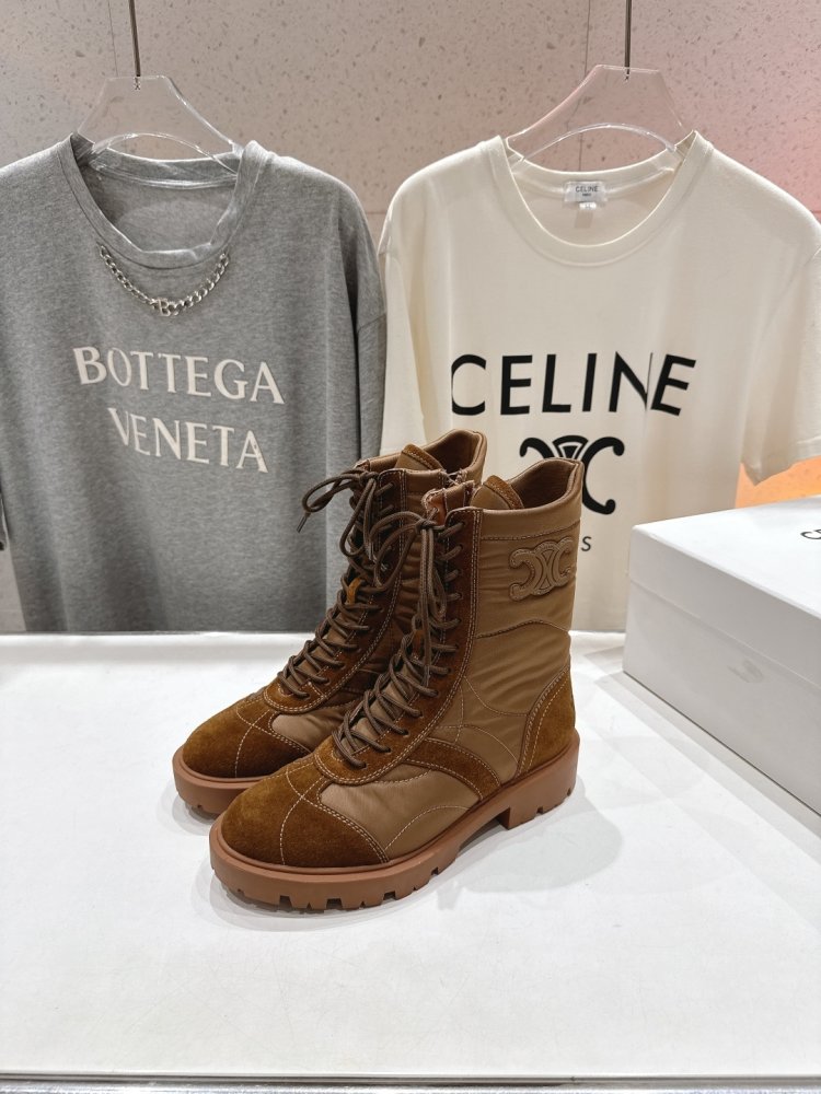 Черевики жіночі на товстої підошві зі шнурівкою фото 3