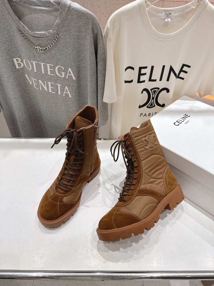 Черевики жіночі на товстої підошві зі шнурівкою фото 4