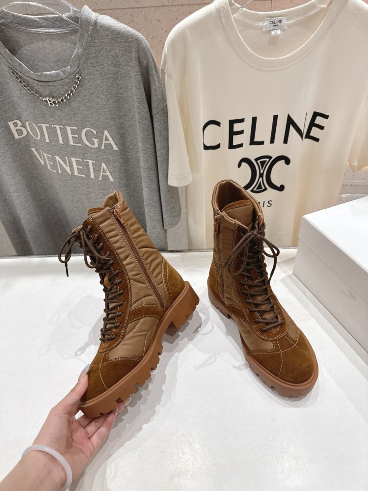 Черевики жіночі на товстої підошві зі шнурівкою фото 5