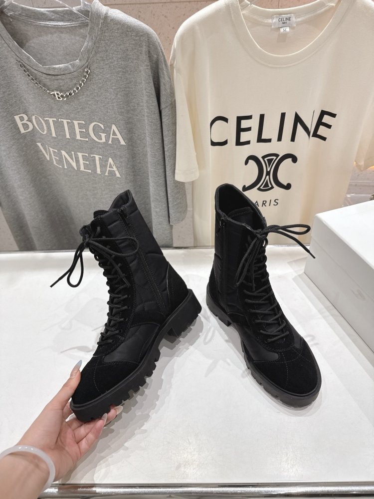 Черевики жіночі на товстої підошві зі шнурівкою фото 5