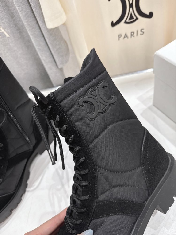 Черевики жіночі на товстої підошві зі шнурівкою фото 8