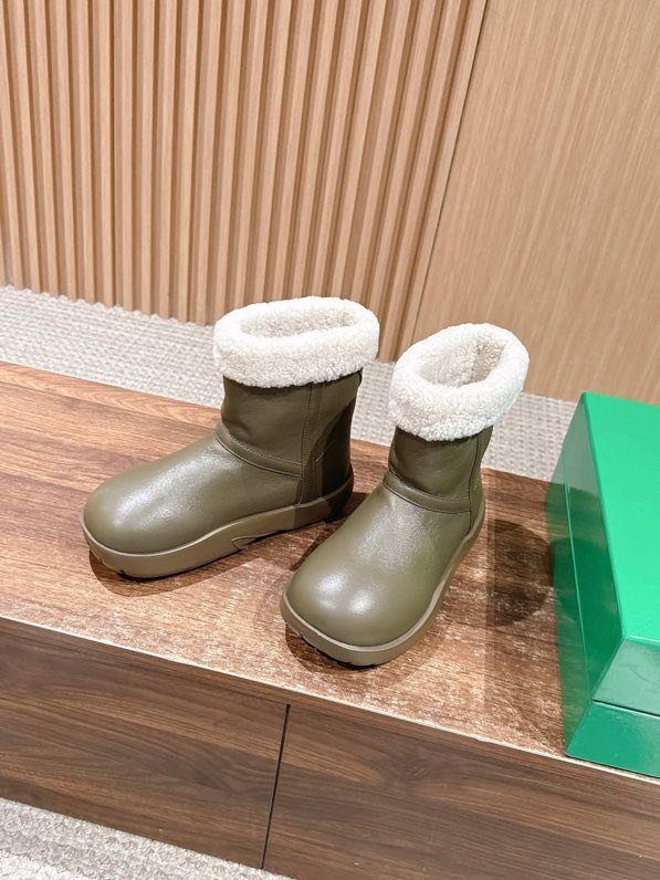 Ботинки зимние кожаные