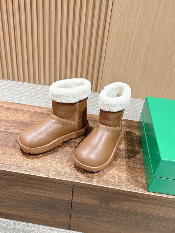 Ботинки зимние кожаные