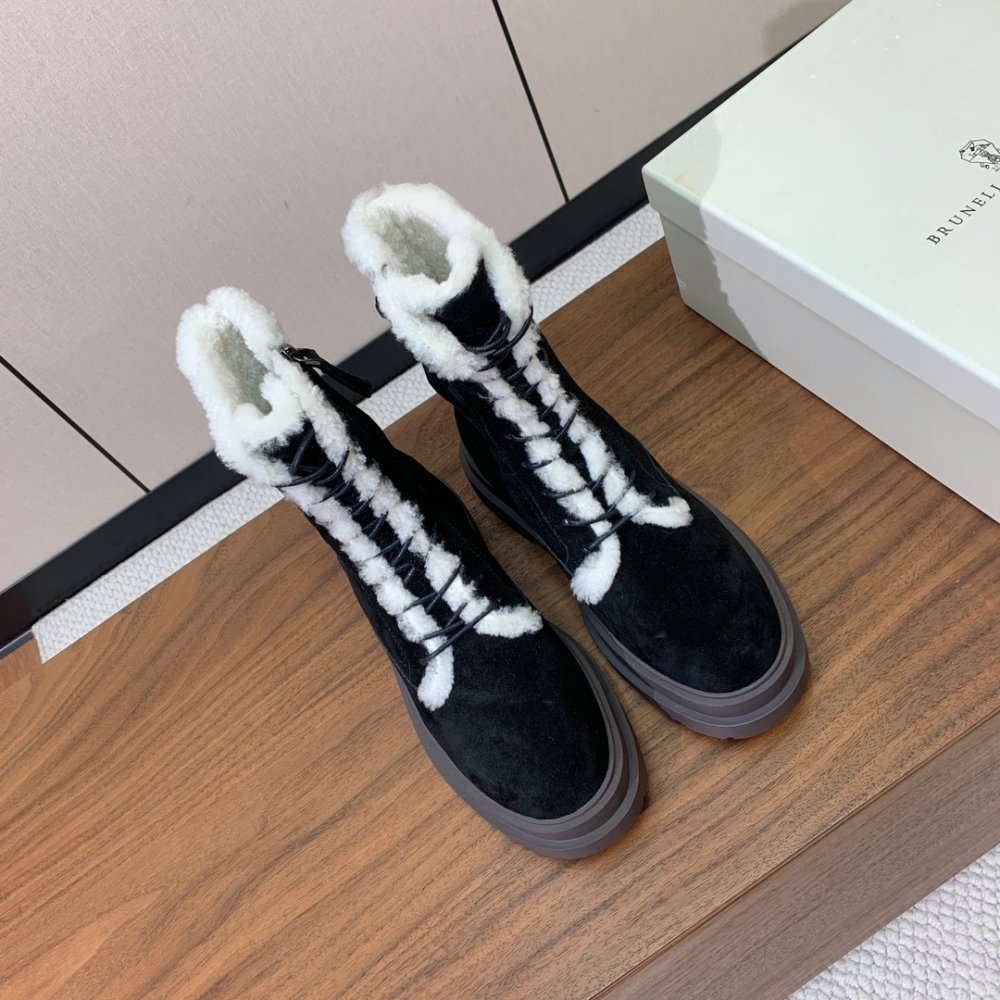 Черевики зимові на хутрі жіночі фото 3