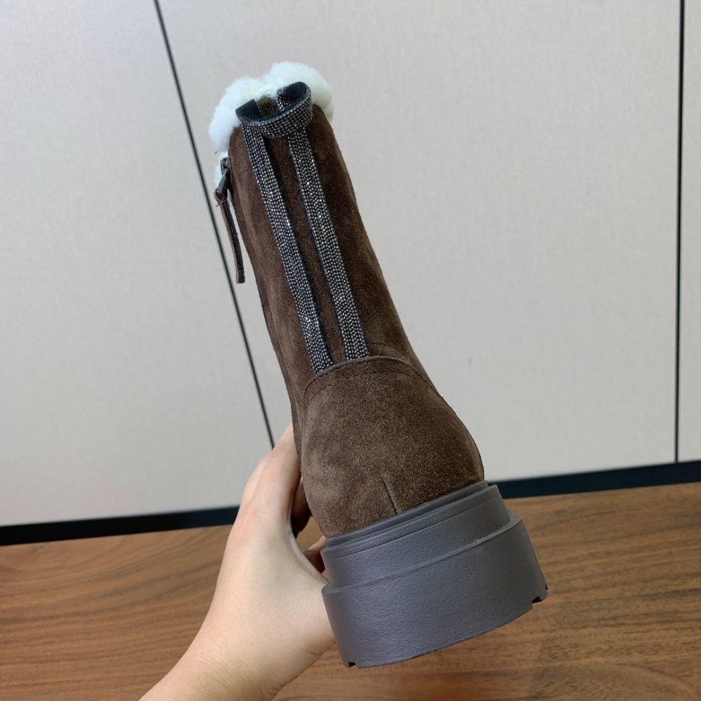 Черевики зимові на хутрі жіночі фото 9