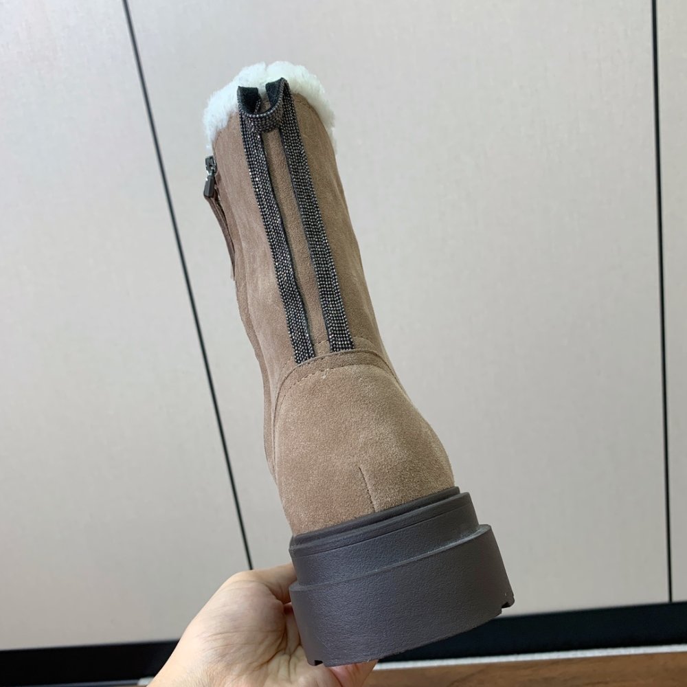 Черевики зимові на хутрі жіночі фото 9