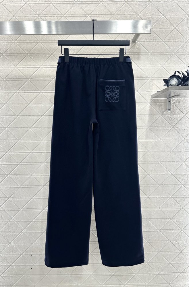 Брюки прямого кроя с поясом фото 2