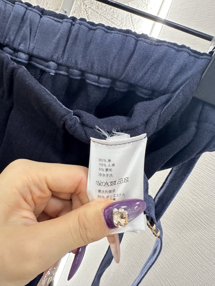 Брюки прямого кроя с поясом фото 9