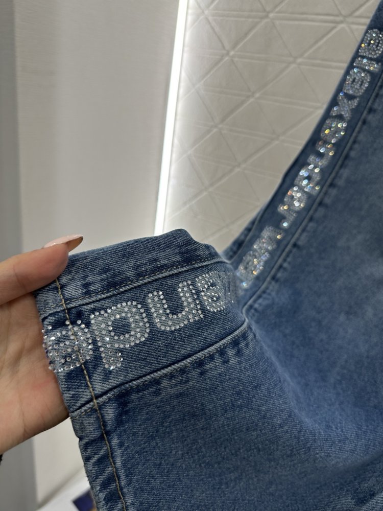 Брюки прямого кроя с высокой талией фото 8