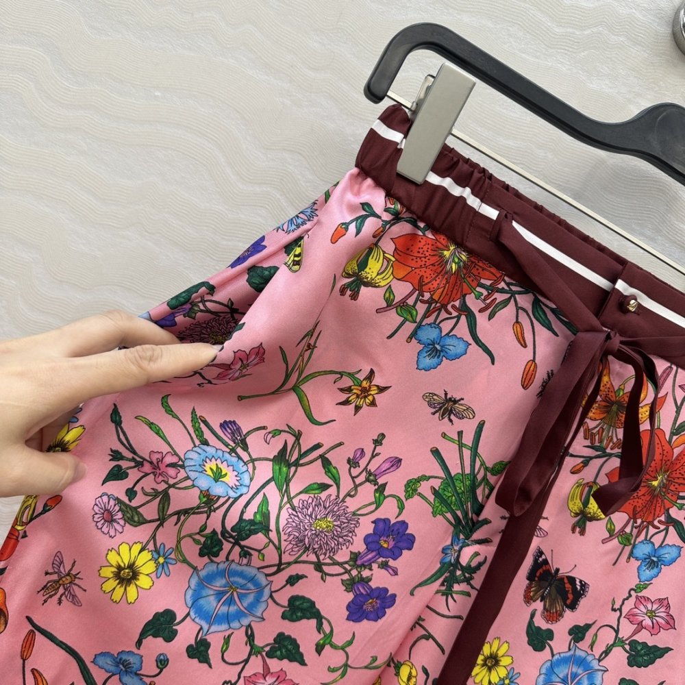 Брюки прямые шелковые женские фото 4