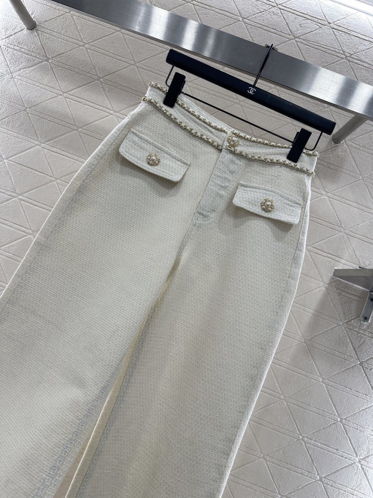 Брюки широкого крою з поясом фото 7