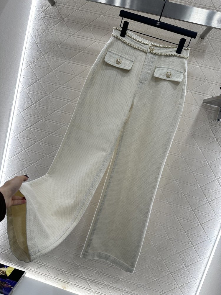 Брюки широкого крою з поясом фото 8