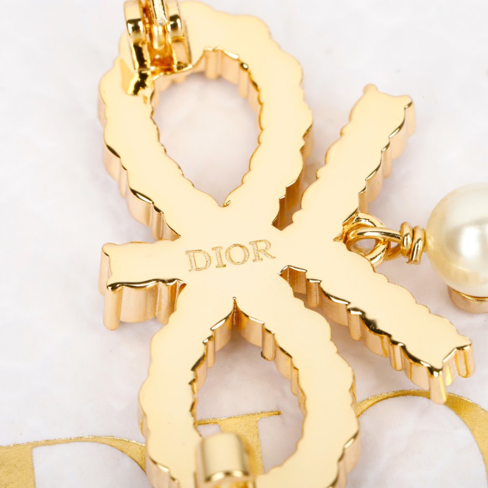 Брошка Dior Diamond Bow Pearl фото 6