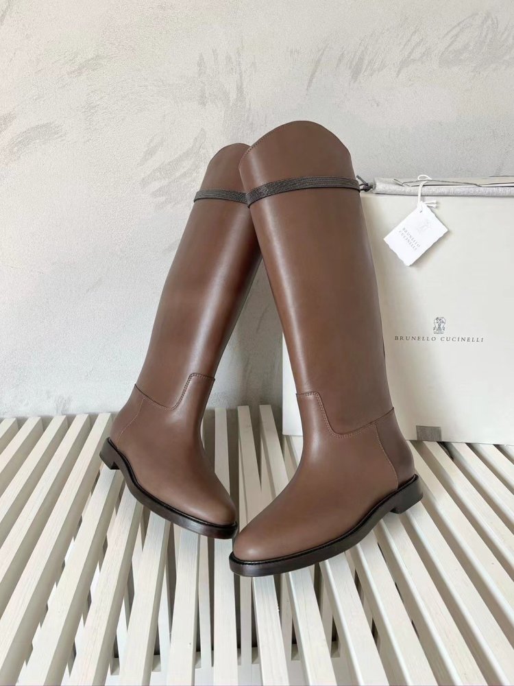 Leather women's boots