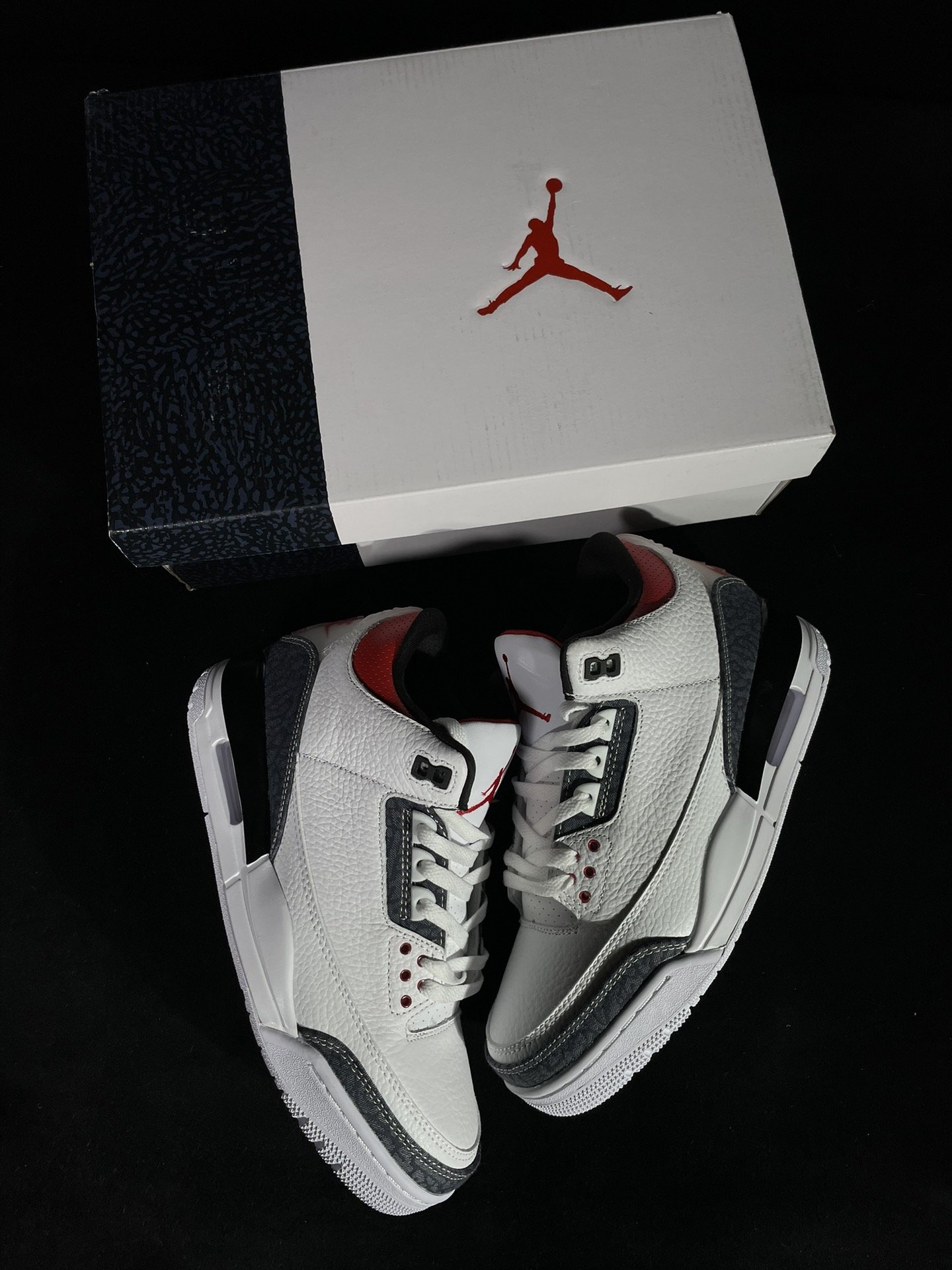 Кроссовки Air Jordan 3 Retro SE Fire Red Denim - CZ6431-100 фото 2