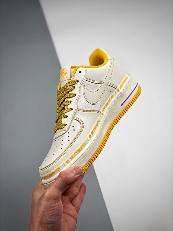 Кросівки Air Force 1 07 Low DW8802-605 Rice White Yellow фото 6