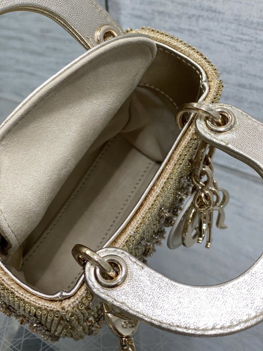 A bag women's Lady Dior Micro 12 cm фото 8
