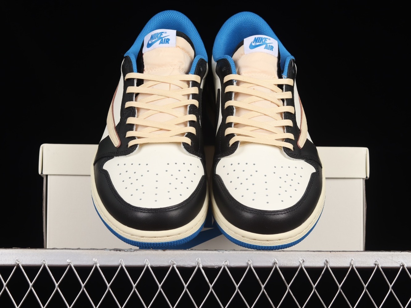 Кроссовки Jordan 1 Retro Low OG SP Fragment DM7866-140 фото 5