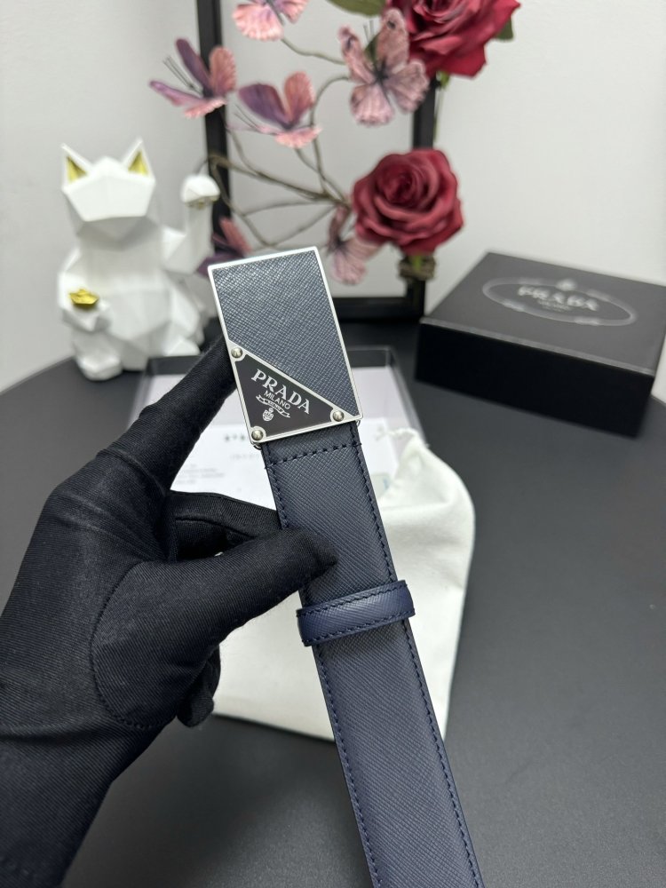 Belt leather 35 mm фото 4