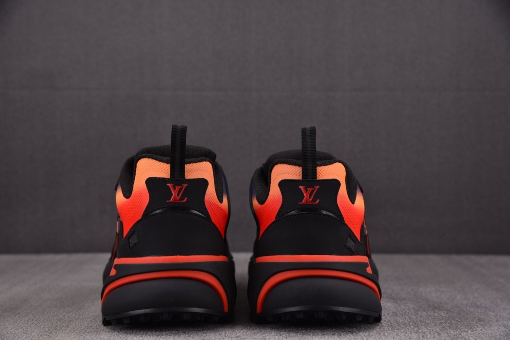 Кроссовки LOUIS VUITTON Runner Tatic Black Orange фото 5