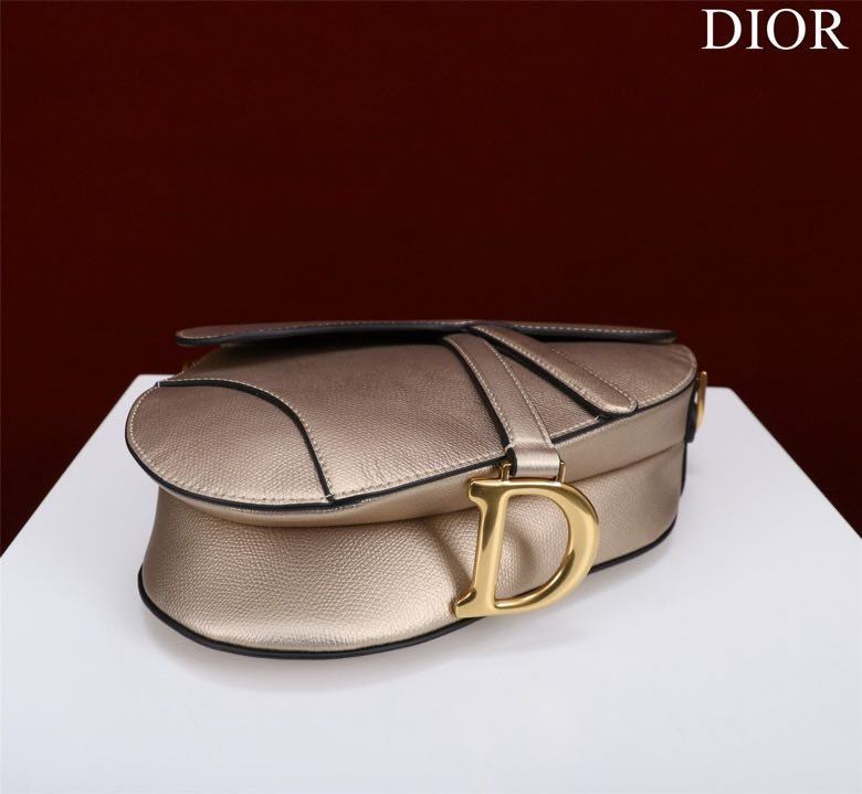 Сумка кожаная Dior Saddle 25 см фото 4