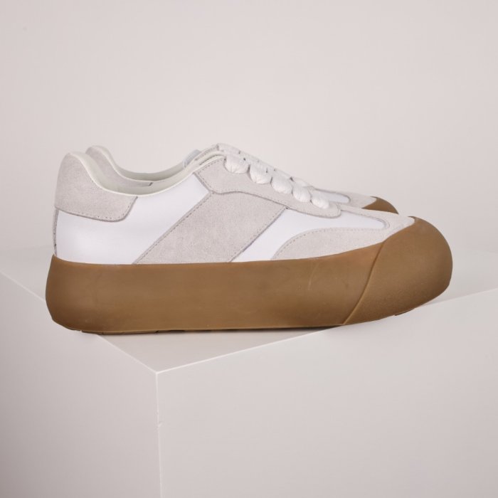 Кроссовки Maison Margiela Panelled Platform Low Top Sneakers фото 3