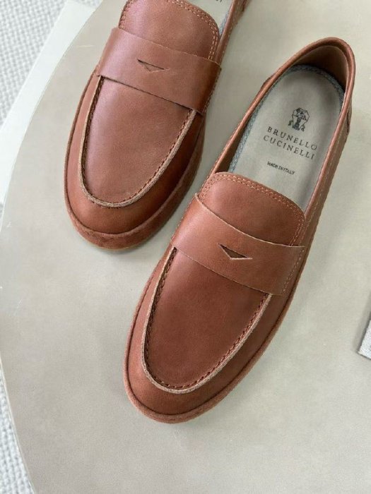 Shoes leather men's фото 5