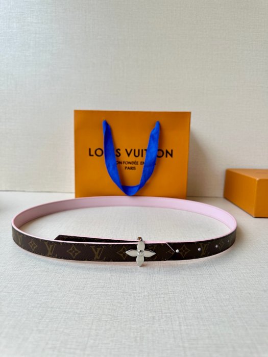 Belt leather female LV Mini Flowergram 2 cm