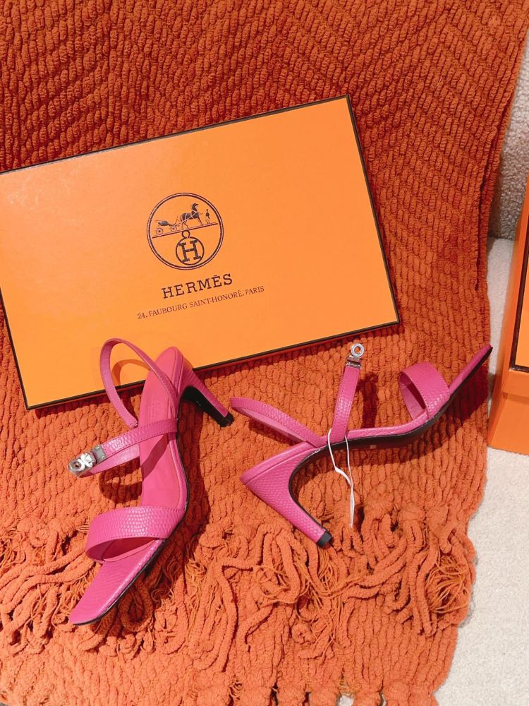 Босоножки Hermes Glamour на каблуке 7.5 см фото 5