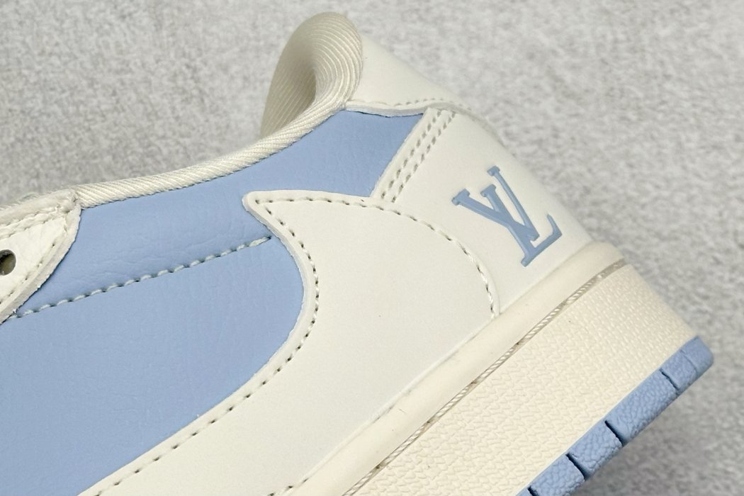 Кроссовки Fragment x TS x Air Jordan 1 Low x LV фото 9