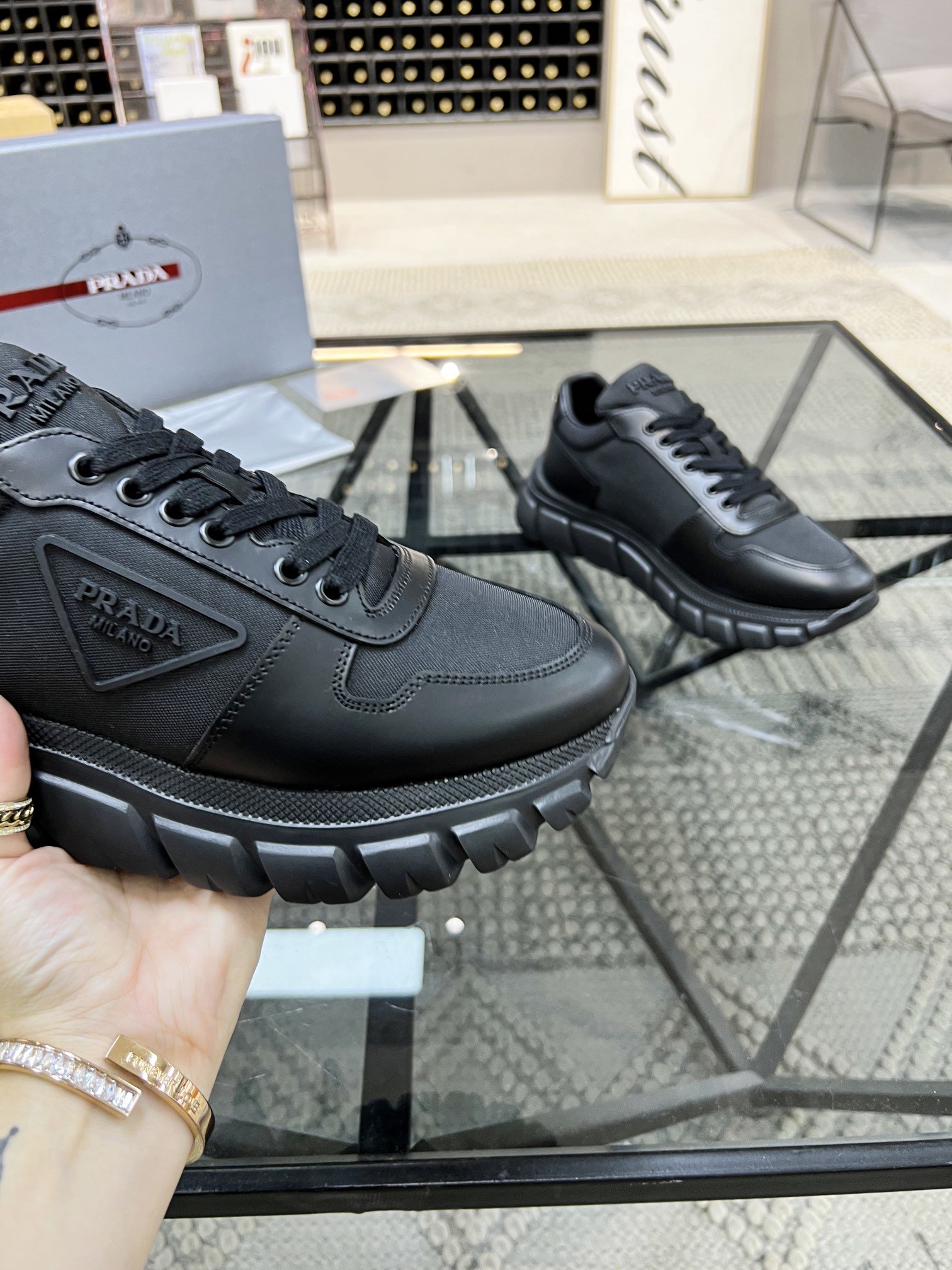 Cheap best sale prada trainers