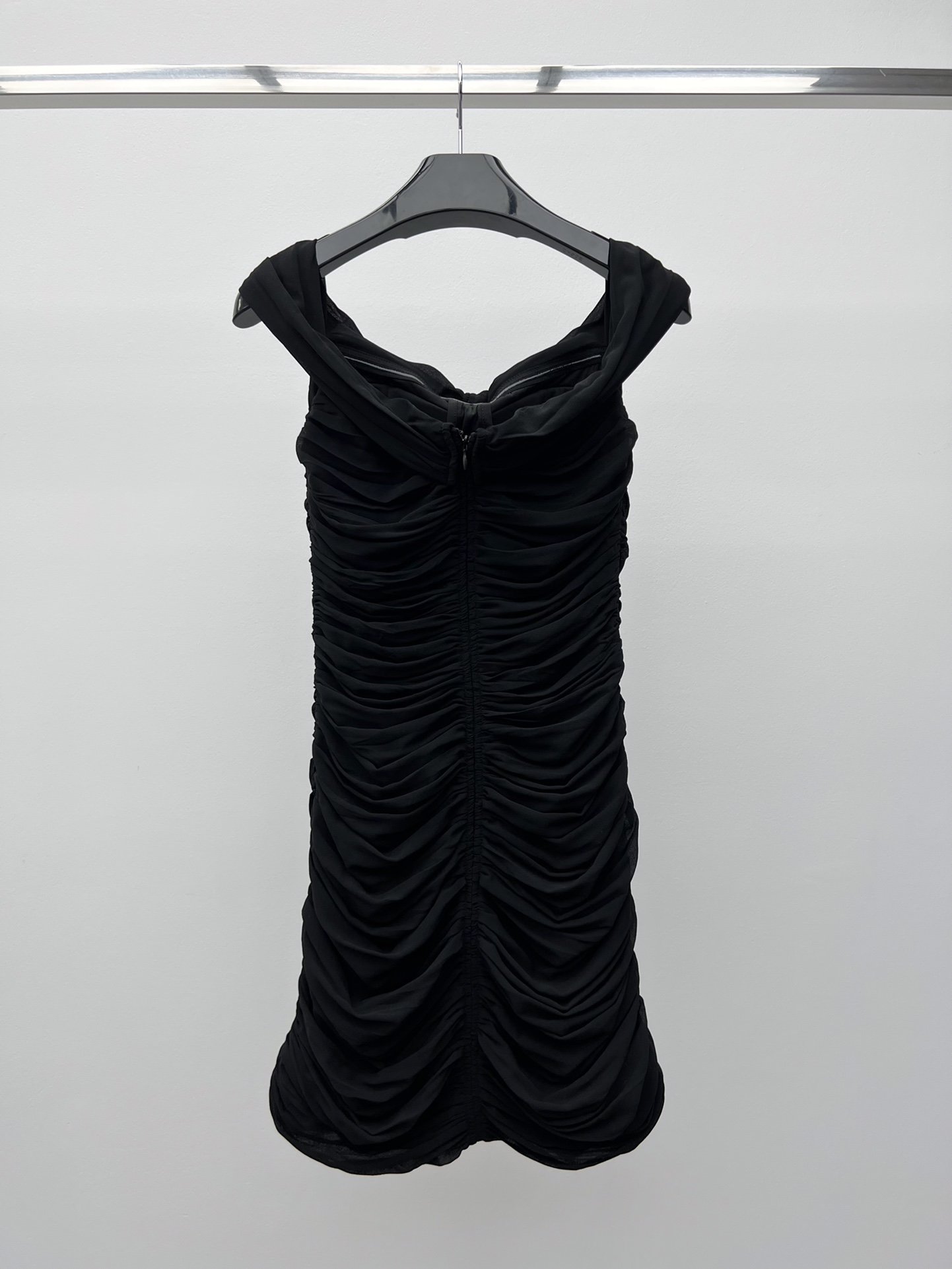 Плаття, Сукня міні чорне (шовк 100%) фото 5