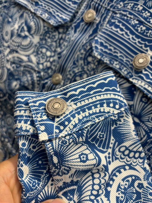 Jacket denim women's Butterfly Paisley фото 7