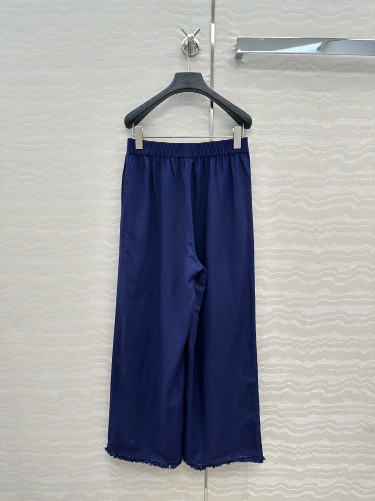 Прямі брюки з льону фото 9