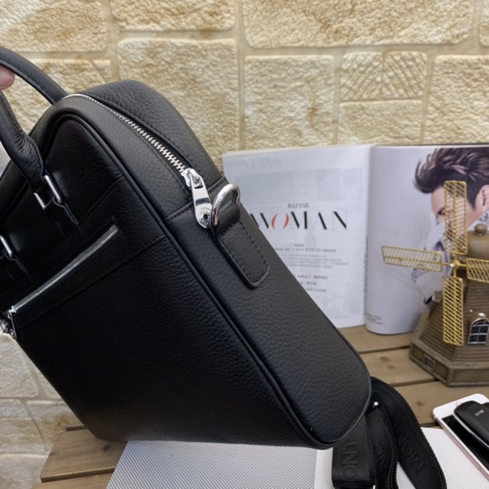 Портфель кожаный мужской 39 см фото 6