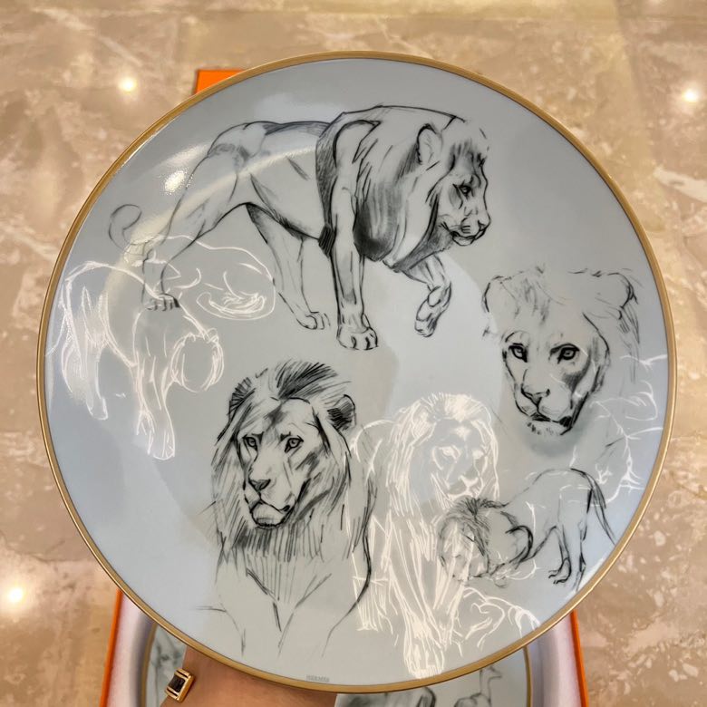 Set porcelain plates Jungle фото 3