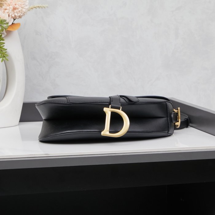 Сумка кожаная женская Dior Saddle 24 см фото 6