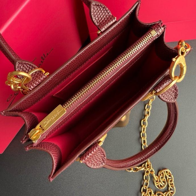 A bag leather women's 20 cm фото 4