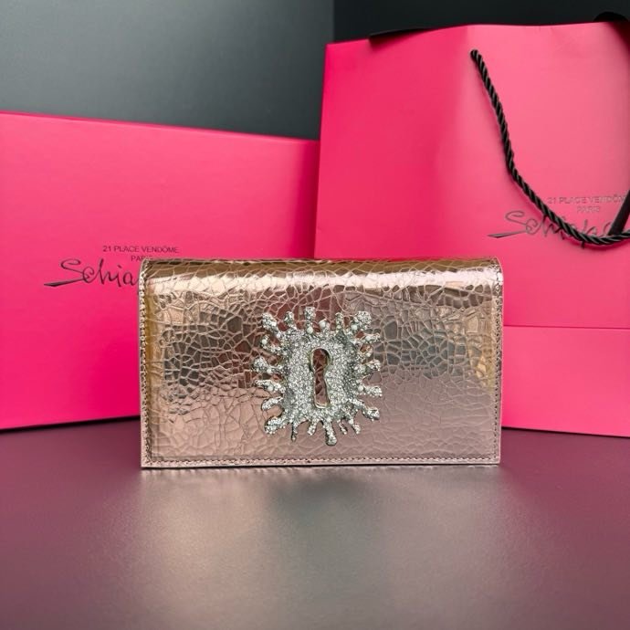 Клатч кожаный женский 19 см фото 2