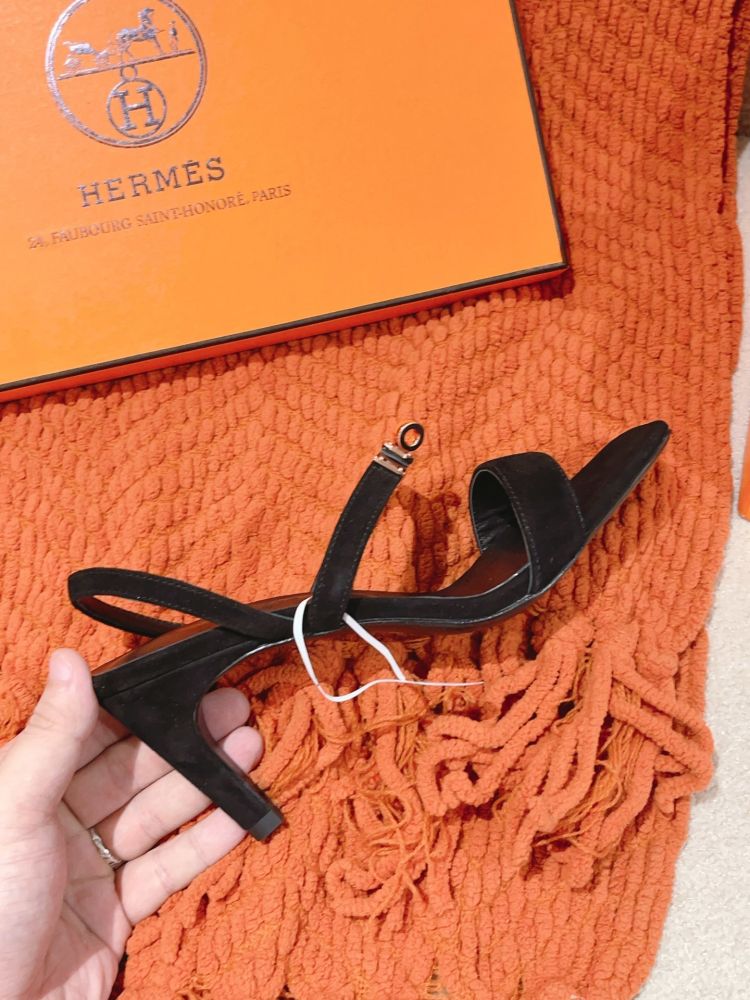 Босоножки Hermes Glamour на каблуке 7.5 см фото 6