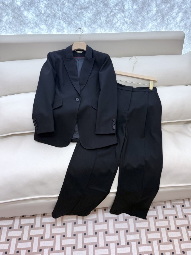 Double-breasted a jacket and pants фото 3