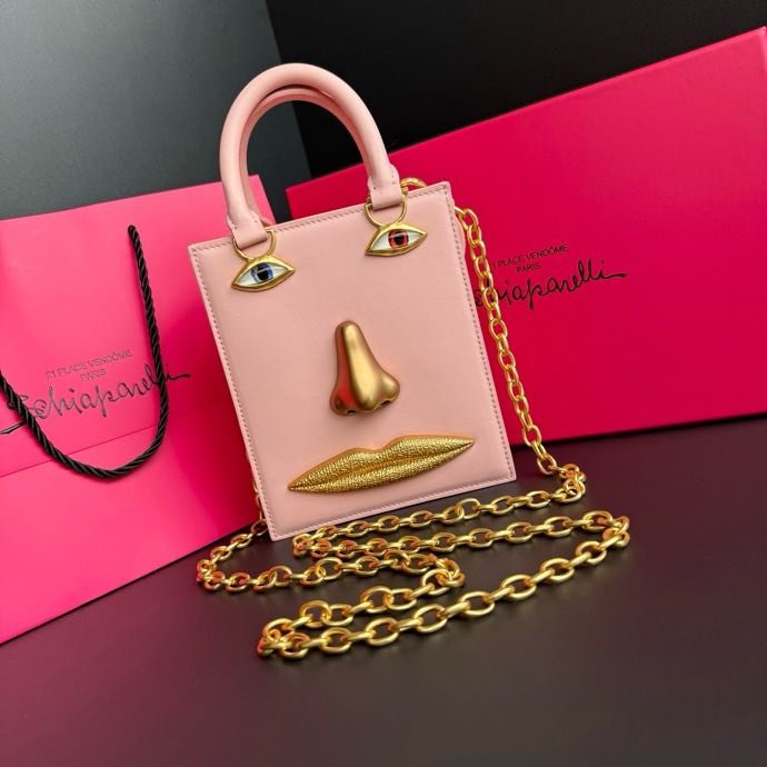 A bag leather women's 15 cm