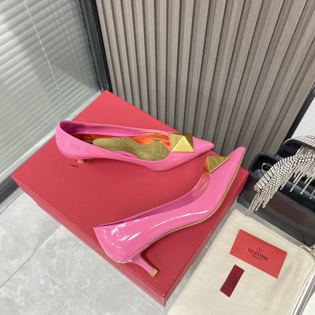 Туфли с острым носком розовые фото 4