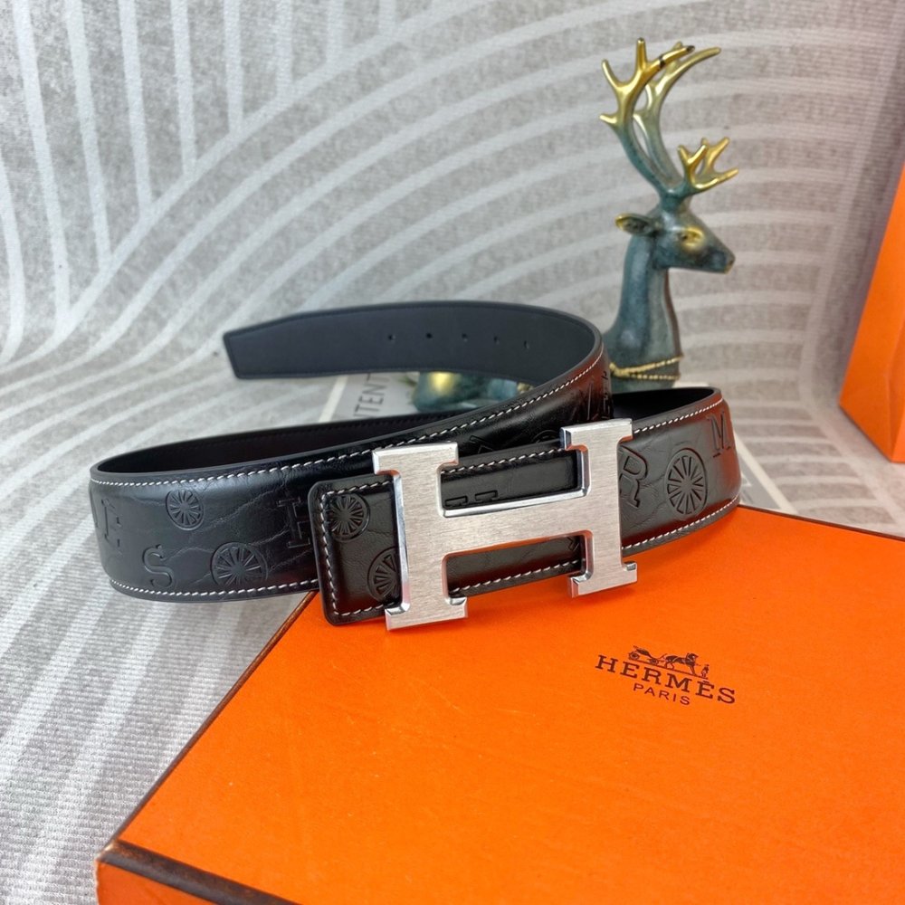 Belt leather 38 mm фото 7