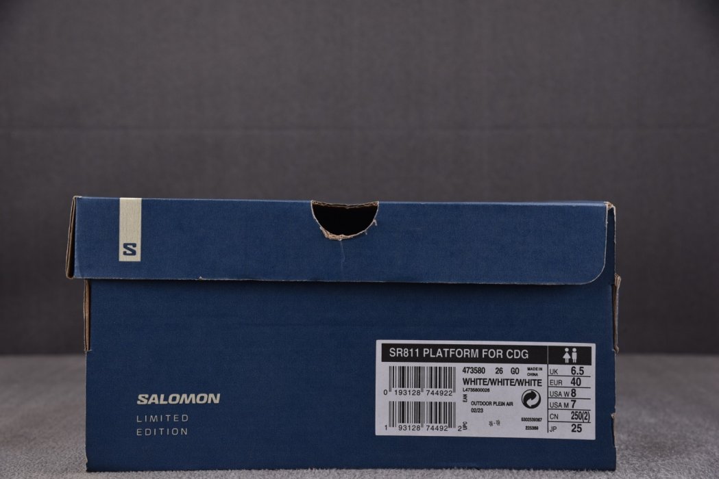 Кроссовки CDG x Salomon SR811 Leather Platform фото 6