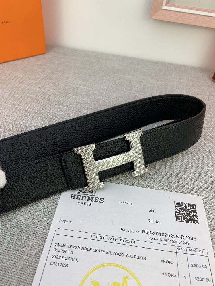 Belt leather 38 mm фото 6