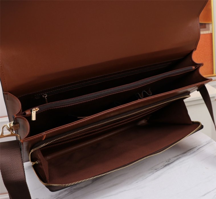 Портфель кожаный мужской 39 см фото 9